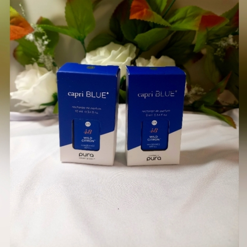 Capri Blue Wild Citron Pura Smart Home Plug-in Diffuser Refills – Pack of 2